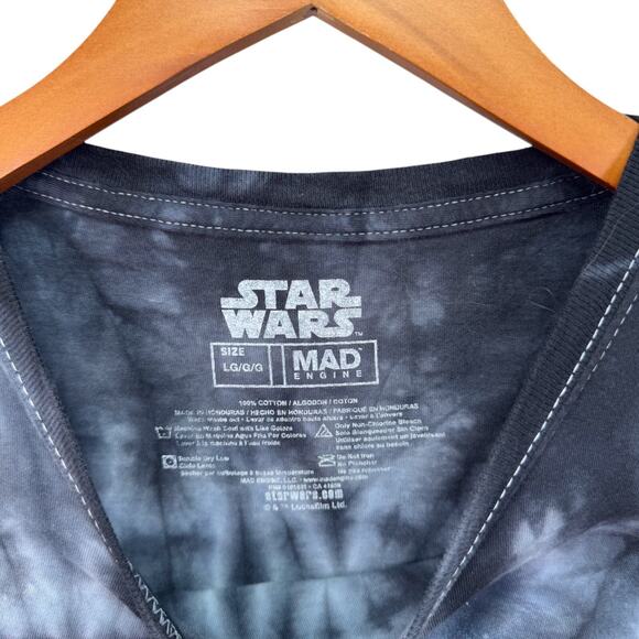 Star Wars Obi-Wan Kenobi Tie Dye Jedi Master Ewan McGregor Lucas Fan T-Shirt L - Picture 4 of 4